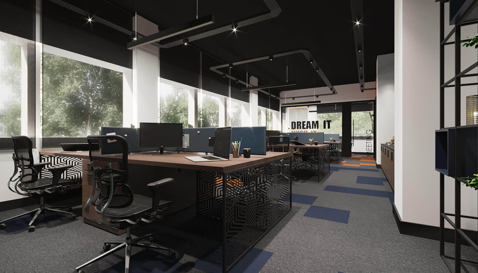 Bilişim Ofisi İç Tasarımı, Cyberpark, Bilkent, Ankara, Ofisler
