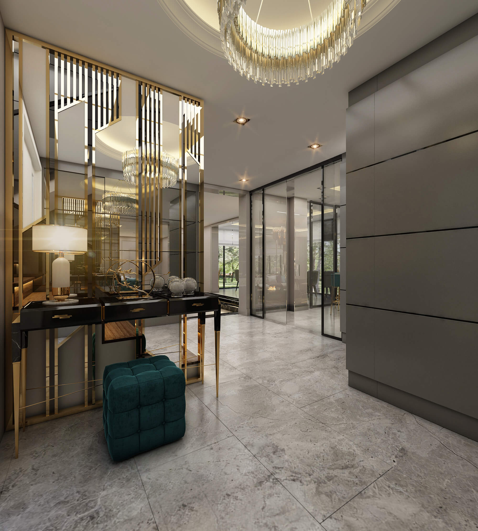 Villa İç Tasarım, Alacaatlı, Çayyolu, Ankara, Konutlar