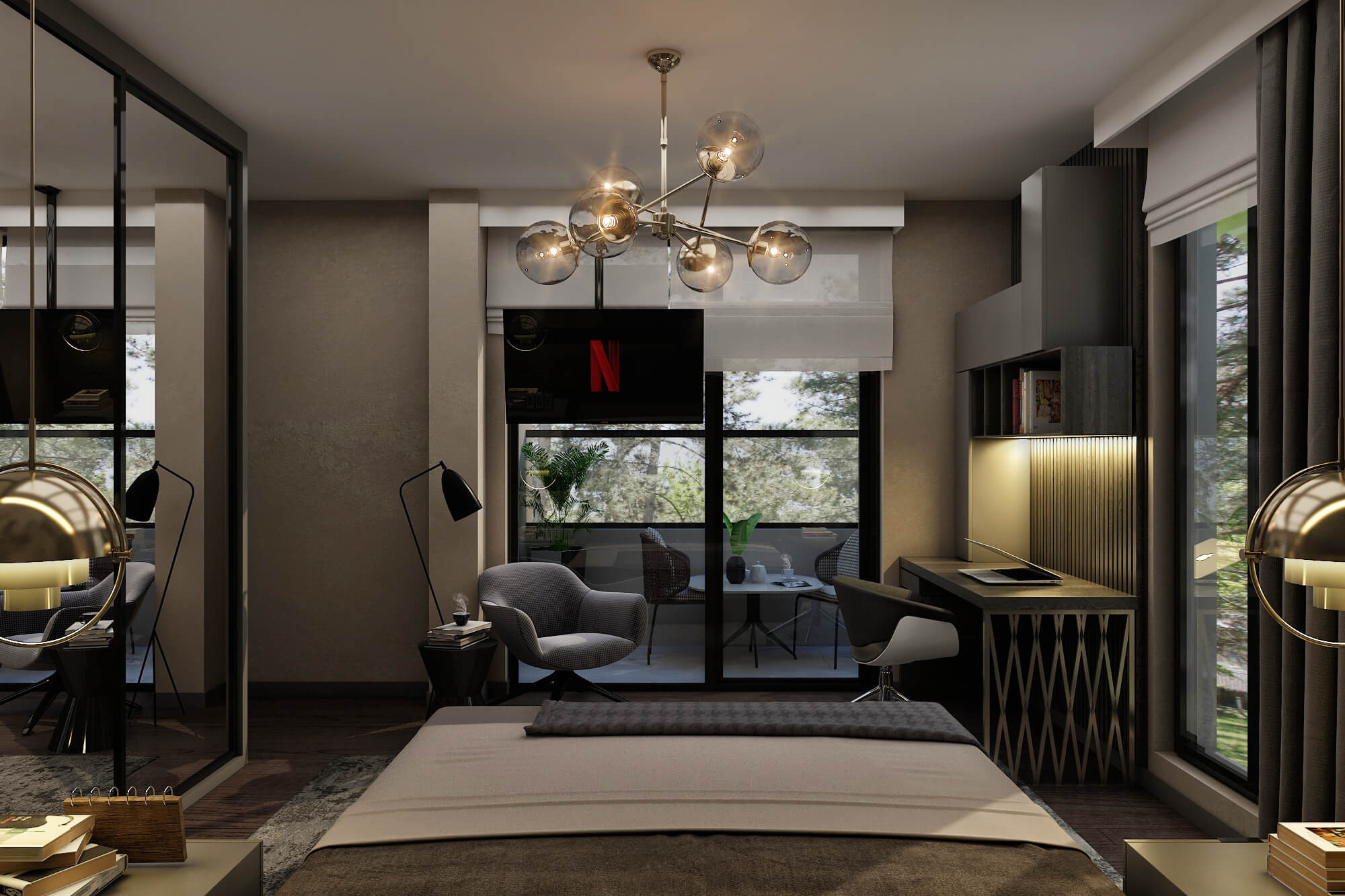 Villa İç Tasarım, Alacaatlı, Çayyolu, Ankara, Konutlar
