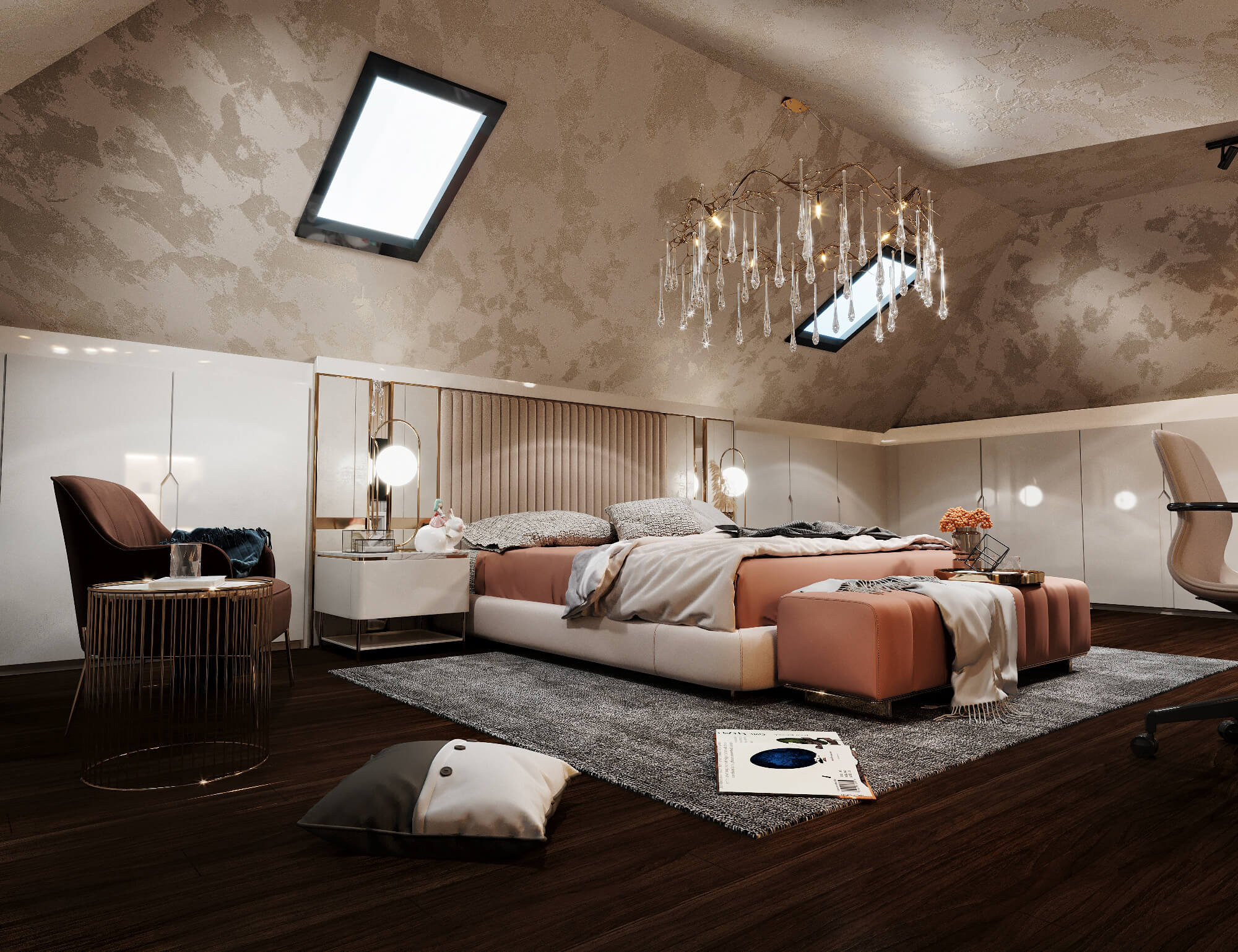 Villa İç Tasarım, Alacaatlı, Çayyolu, Ankara, Konutlar