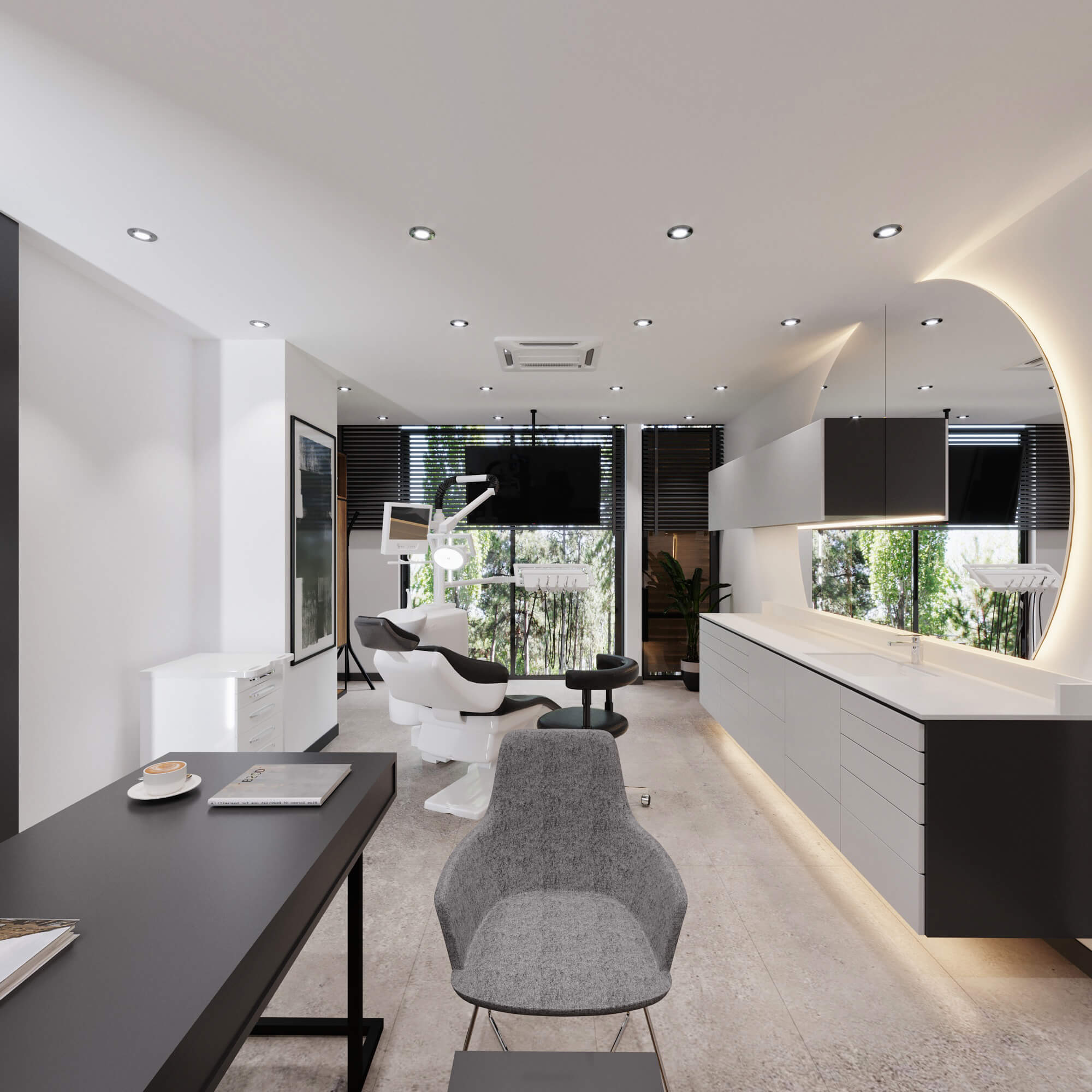 Diş Polikliniği İç Mimari, Çerkezköy, Tekirdağ, Sağlık