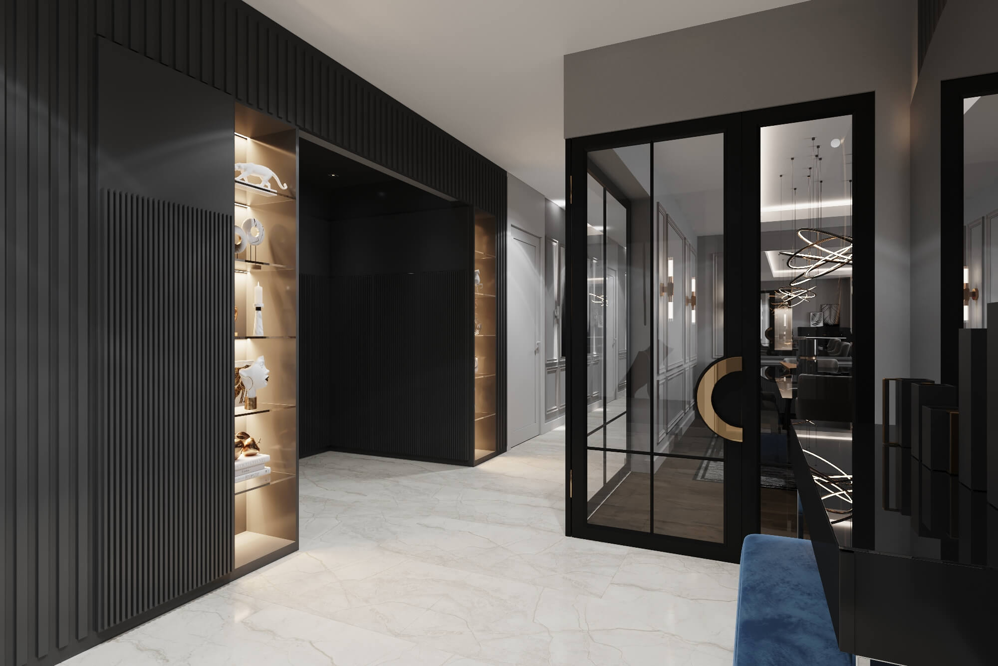 Büyük Apartman Dairesi Tasarımı, Can Atabilge, Çayyolu, Ankara, Konutlar