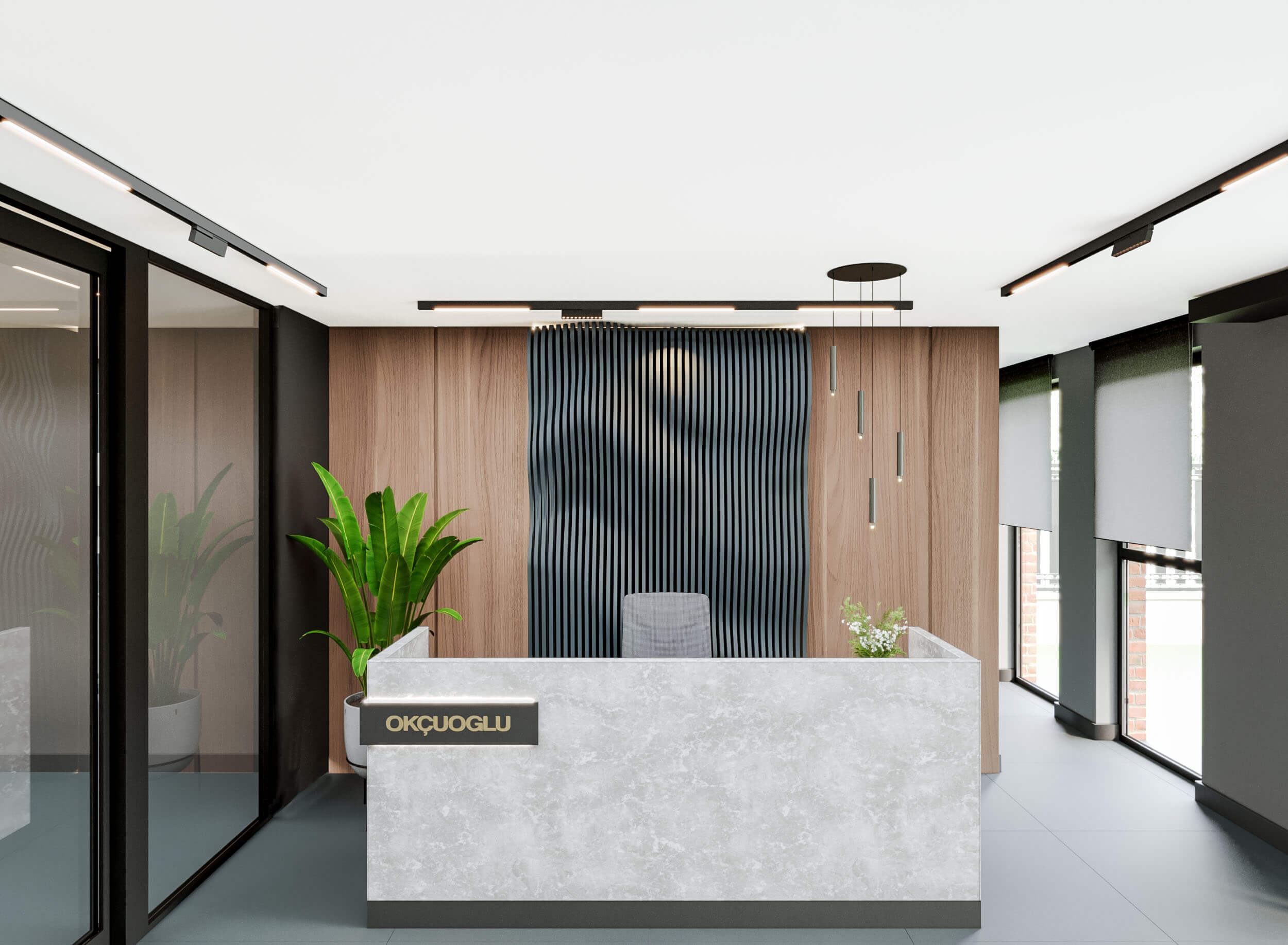 Okçuoğlu İnşaat Firması Ofis Tasarımı, Hekimköy, Ümitköy, Ankara, Ofisler
