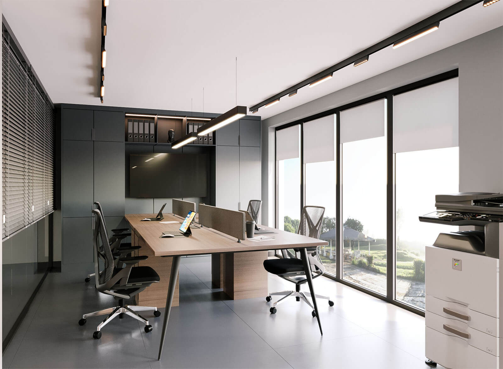 Okçuoğlu İnşaat Firması Ofis Tasarımı, Hekimköy, Ümitköy, Ankara, Ofisler