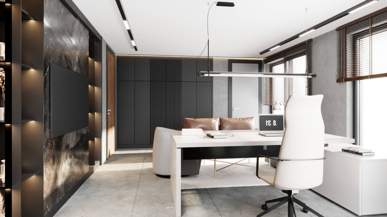 Okçuoğlu İnşaat Firması Ofis Tasarımı, Hekimköy, Ümitköy, Ankara, Ofisler