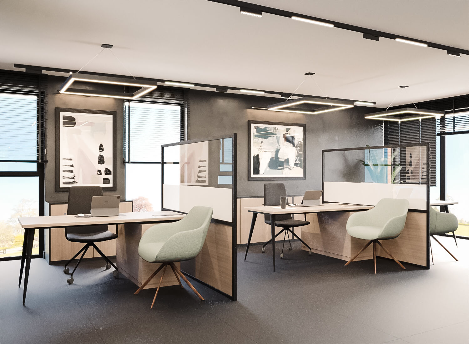 Okçuoğlu İnşaat Firması Ofis Tasarımı, Hekimköy, Ümitköy, Ankara, Ofisler