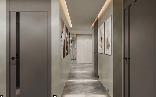 Villa Decoration: Retro-Modern Lines