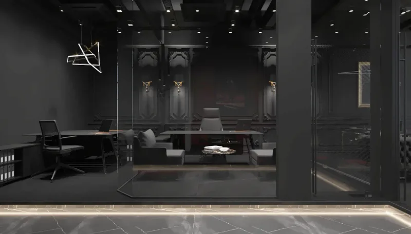 Lawyer Office Design, horizontal interior