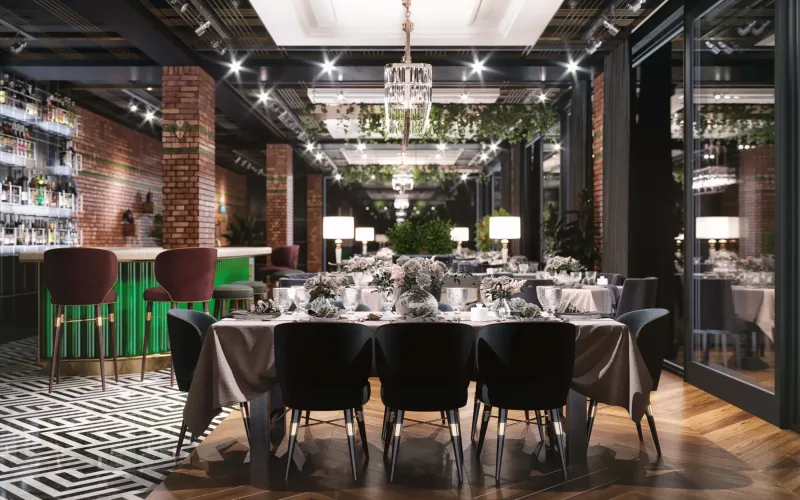 Doğruer Restaurant, horizontal interior