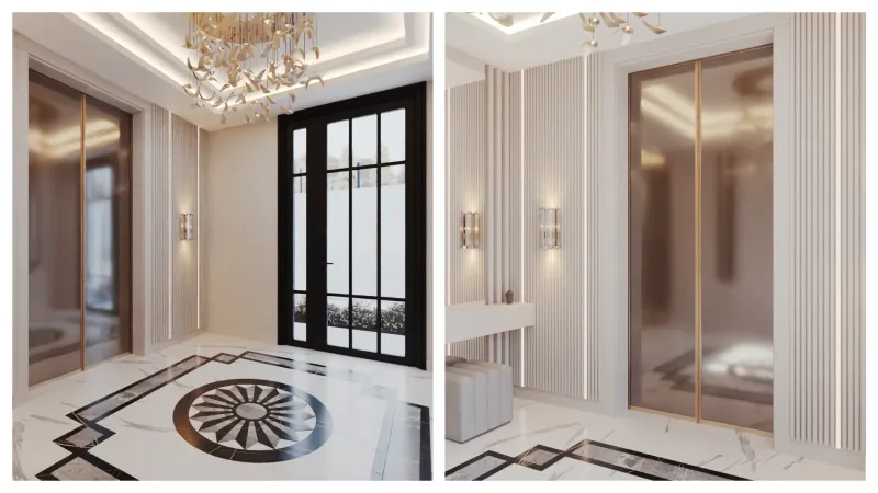Blue Spruce Villa, horizontal interior