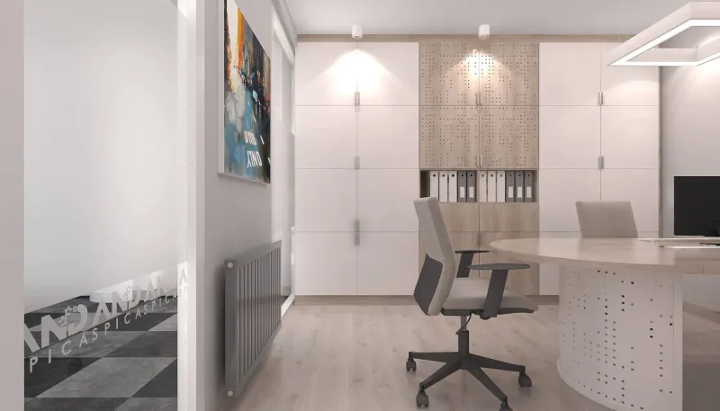 And Spica Certified Public Accountant Office, horizontal interior