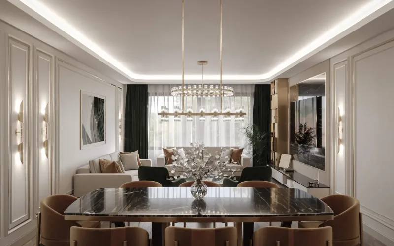 Apartment Design, horizontal interior