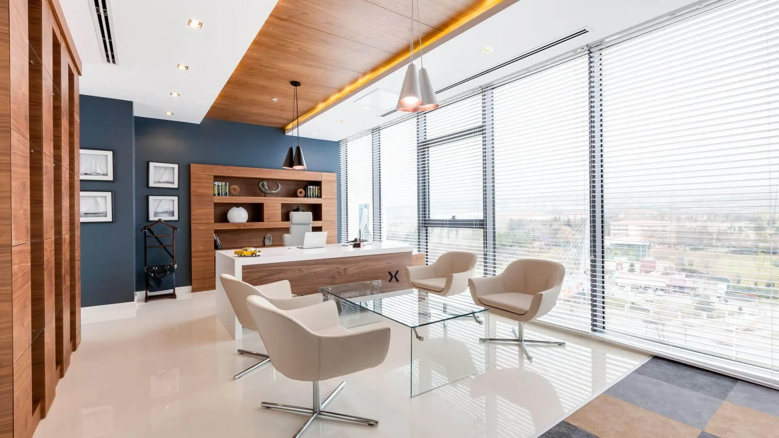 Manager office, Manager office, Office decoration in ankara, Ankara law office design, Waiting area, Executive room
