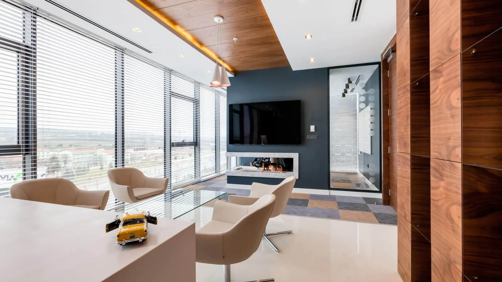 Office decoration in ankara, Ankara law office design, Waiting area, Executive room