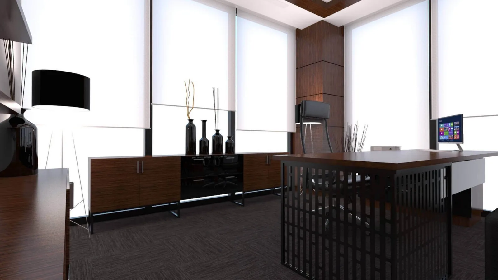 Manager office, Manager office, Ankara office decoration companies, Law office design, Office entrance decoration