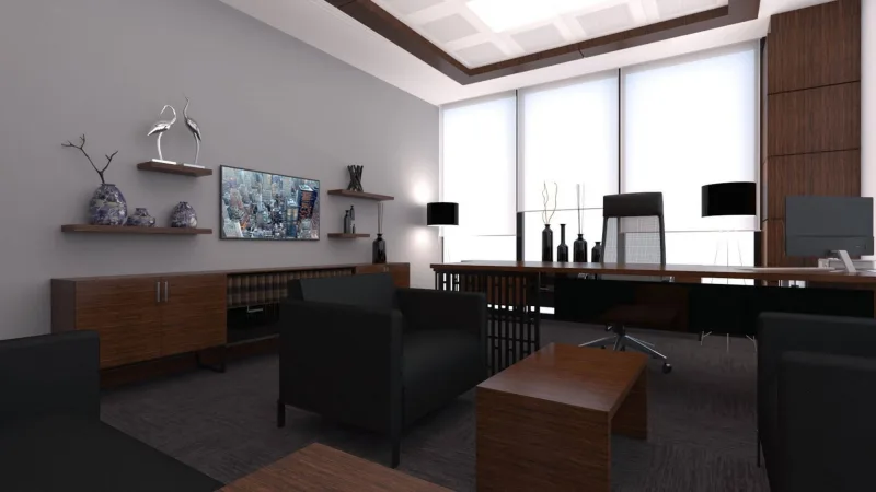 Manager office, Ankara office decoration companies, Law office design, Office entrance decoration