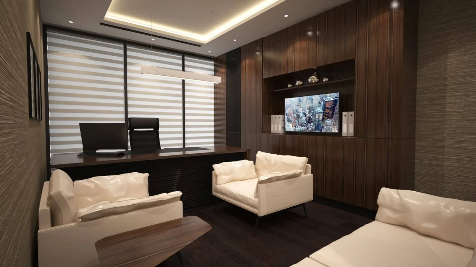 Executive room designs, Law office design, Luxury office decoration ankara, Waiting area