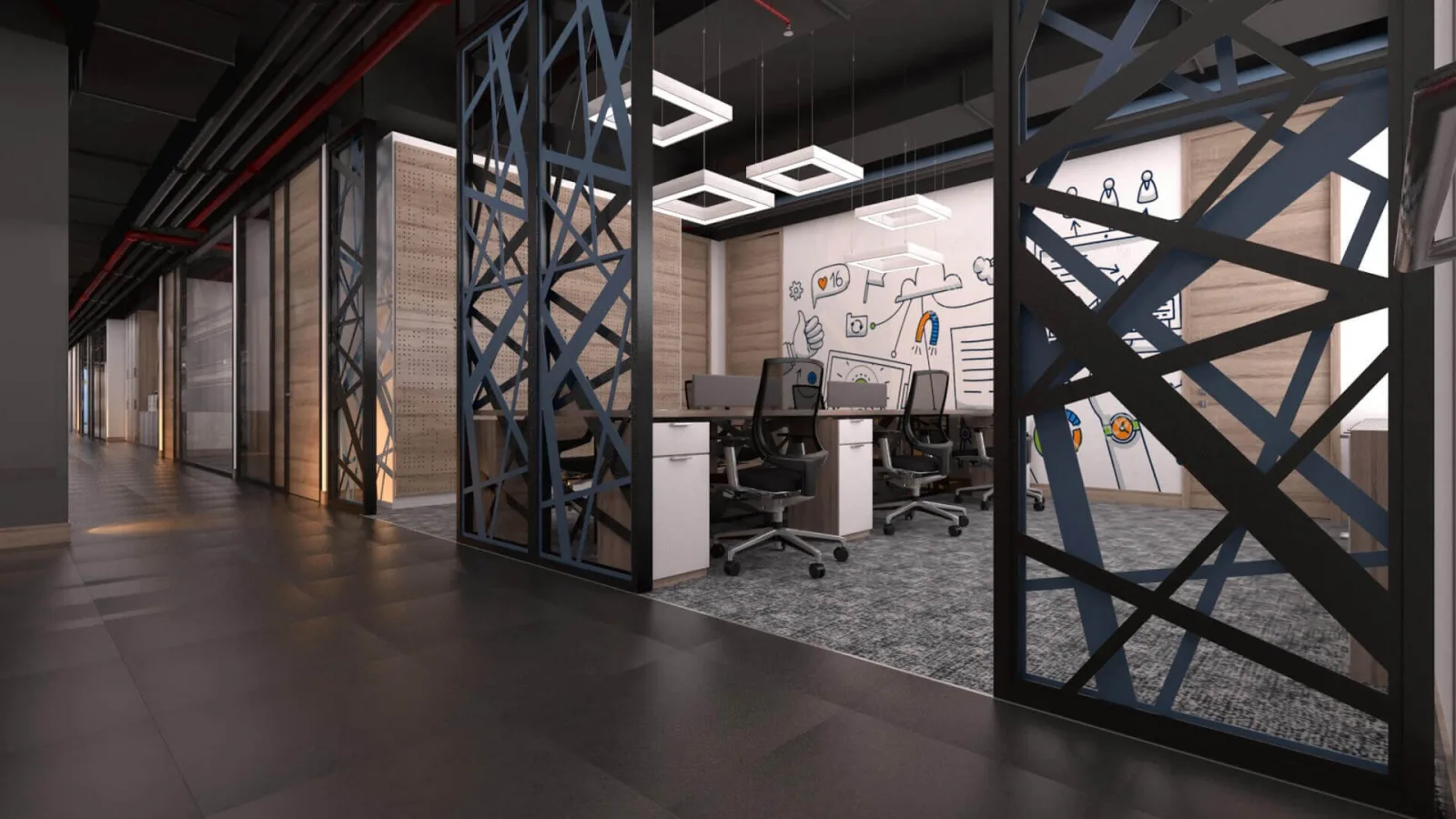 Office room designs, Ankara office decoration companies, New generation office designs