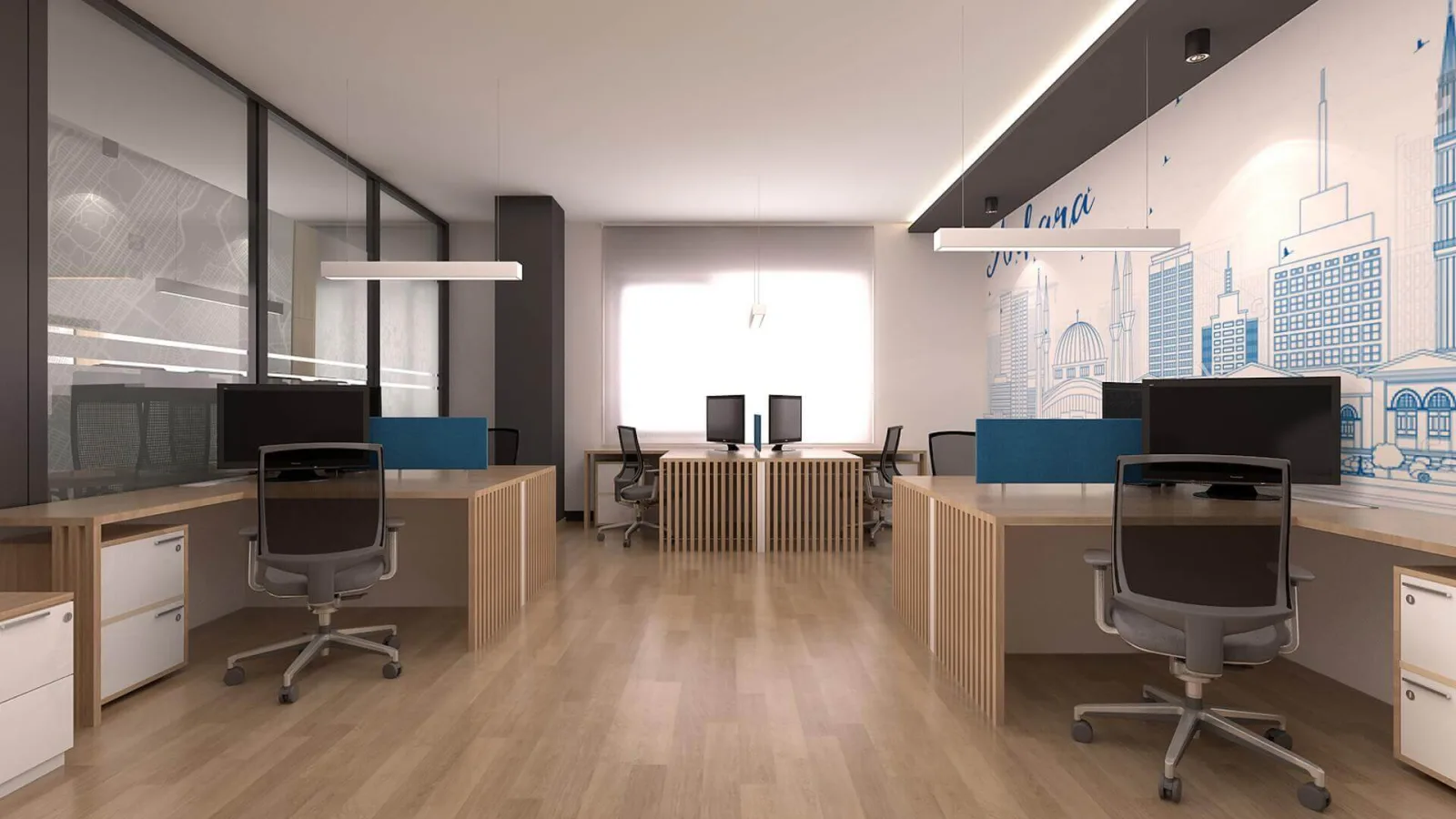Office design ankara, Open office designs, Law office design
