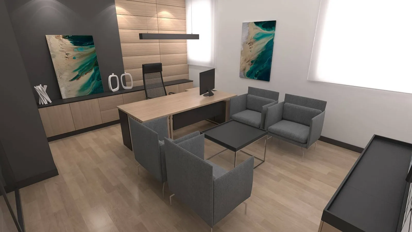 Office design ankara, Open office designs, Law office design