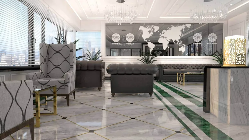 Secretary, Waiting area, Office design ankara, Executive room designs, Office ceiling designs, Office decoration firms