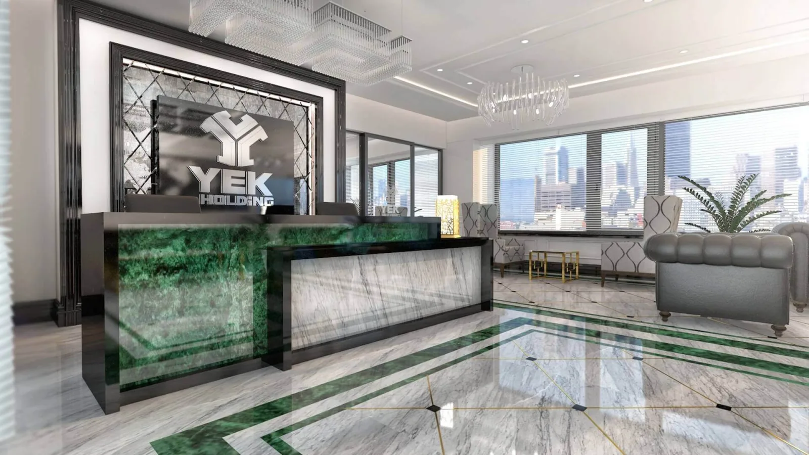Secretary, Waiting area, Office design ankara, Executive room designs, Office ceiling designs, Office decoration firms