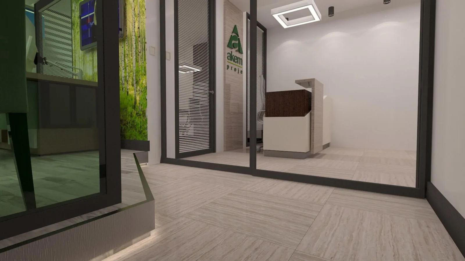 Secretary, Ankara interior design, Ankara interior design, Law office design