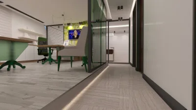 Akem Gayrimenkul Ofisi – Açık Ofis, Ankara'da İç Mimarlık ve Ofis Giriş Tasarımları (Yelken Plaza, Balgat, Ankara) - Görsel 5