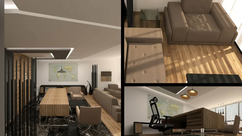 Manager office, Ankara interior design, Modern office interior design, Law office design