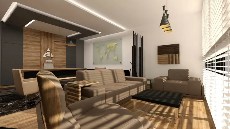 Manager office, Ankara interior design, Modern office interior design, Law office design