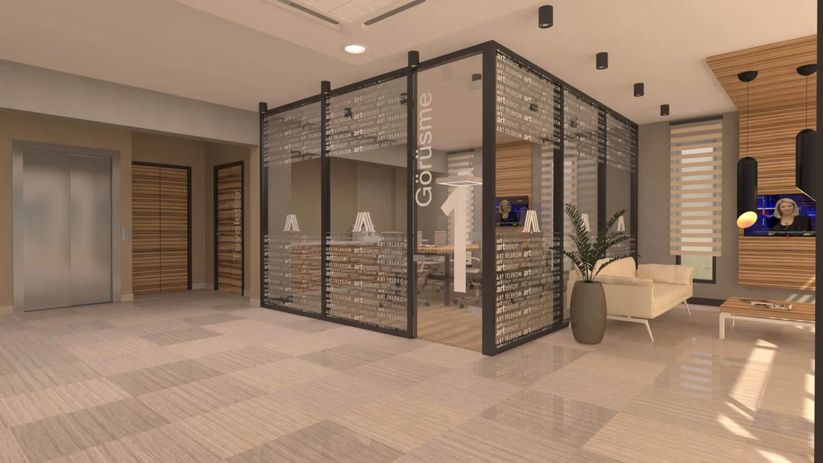 Ankara modern office designs, Office decors, Office design ankara