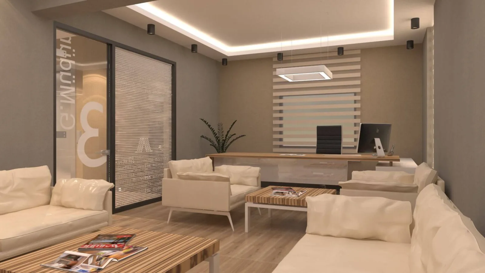 Ankara modern office designs, Office decors, Office design ankara