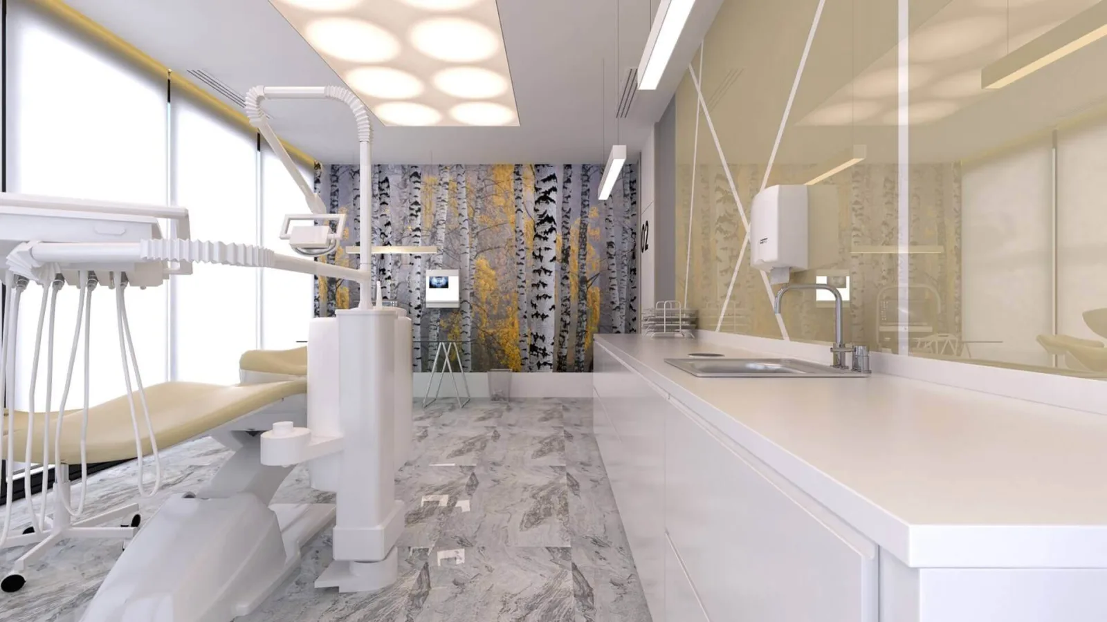 Dental Clinic Design, Mahall Ankara, Eskişehir Yolu, Ankara, Healthcare