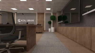 Koluman Ankara – Office Interior Design, Luxury Office Designs Ankara and Office Entrance Designs (Balgat, Ankara) - image 8