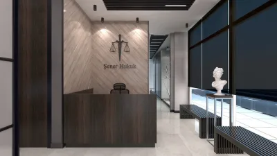 Şener Hukuk – Ankara Ofis Projeleri, Ofis Giriş Tasarımları ve Lüks Ofis Tasarımları Ankara (Karapinar, Konya) - Görsel 2
