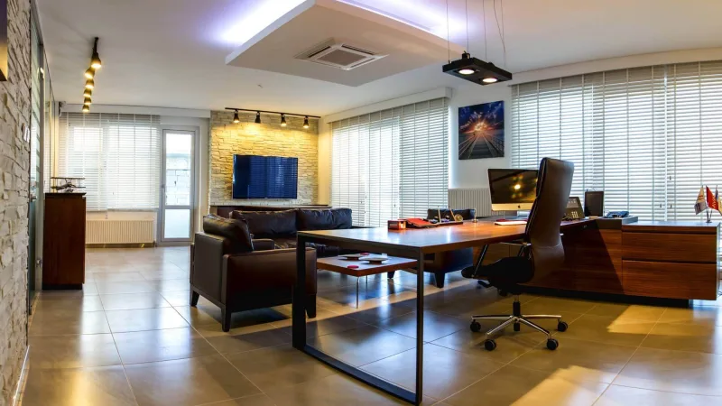 Classic office designs, General manager room, Wooden office designs, Office decoration in ankara, The most stylish office…
