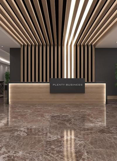 Plenty Plaza - Ofis giriş tasarımları | lüks ofis tasarımları