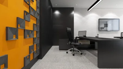 Cyberpark Ofis – Yönetici Odası Tasarımları ve Lüks Ofis Tasarımları Ankara (Cyberpark, Bilkent, Ankara) - Görsel 4