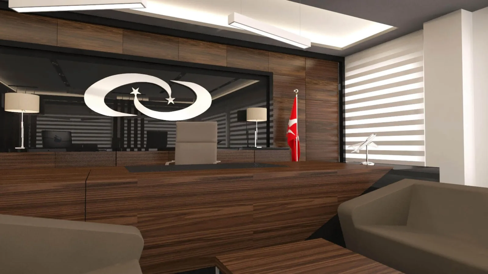 Office entrance decoration, Law office design