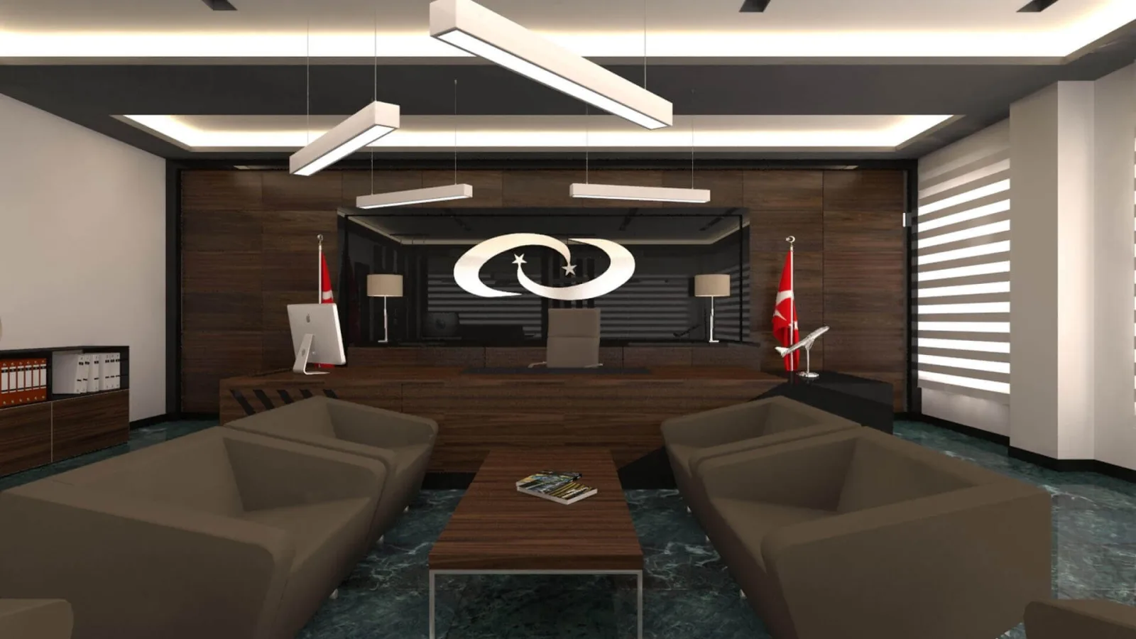 Office entrance decoration, Law office design
