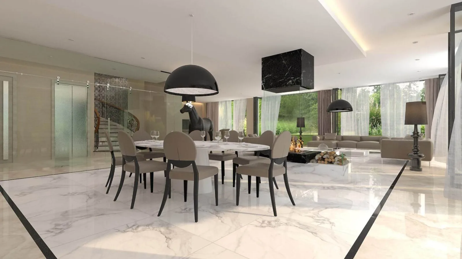 Luxury house indoor design, Ankara home projects, Ankara house decoration, Home decoration interior design, Ankara home…