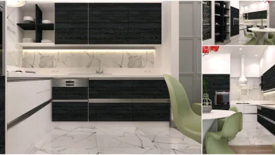 L. Tanal Dairesi – Lüks Ev Tasarımları, Ankara Daire Tasarım ve Mutfak Tasarımı (Sinpaş Altınoran, Ankara) - Görsel 13