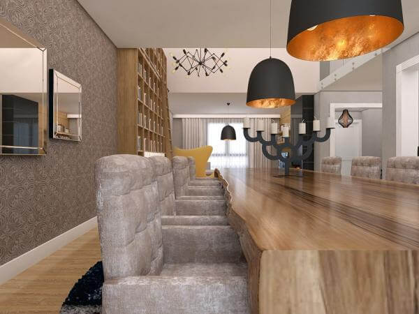 Villa iç dekorasyon Detayı - Villa iç dekorasyon | İç mekan aydınlatma