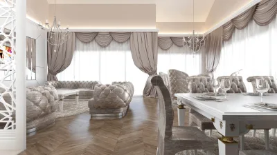 S. Aslan Dairesi – Ankara Daire Tasarım, Lüks Ev Tasarımları ve Salon Tasarımı (Sinpaş Altınoran, Ankara) - Görsel 4