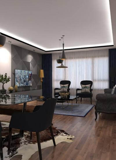 Lüks villa iç dekorasyonları Detayı - Lüks villa iç dekorasyonları | özel tasarım iç mekanlar