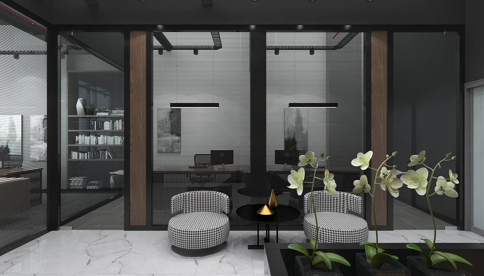 Office interior designer, In-office design, Manager office, Ankara interior design