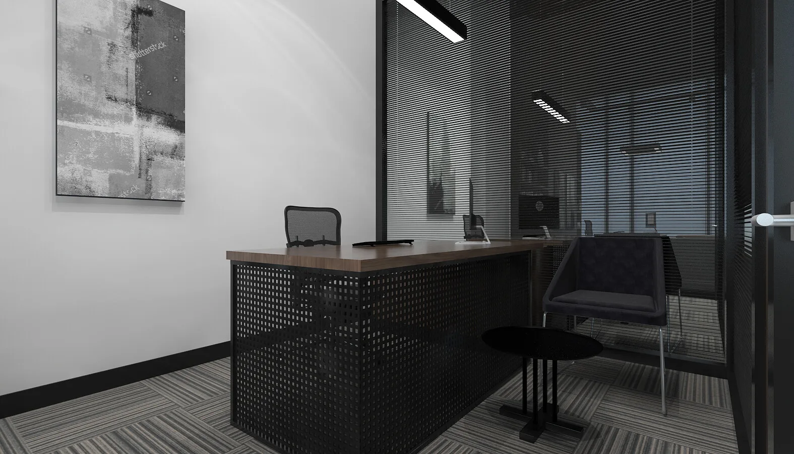 Office interior designer, In-office design, Manager office, Ankara interior design