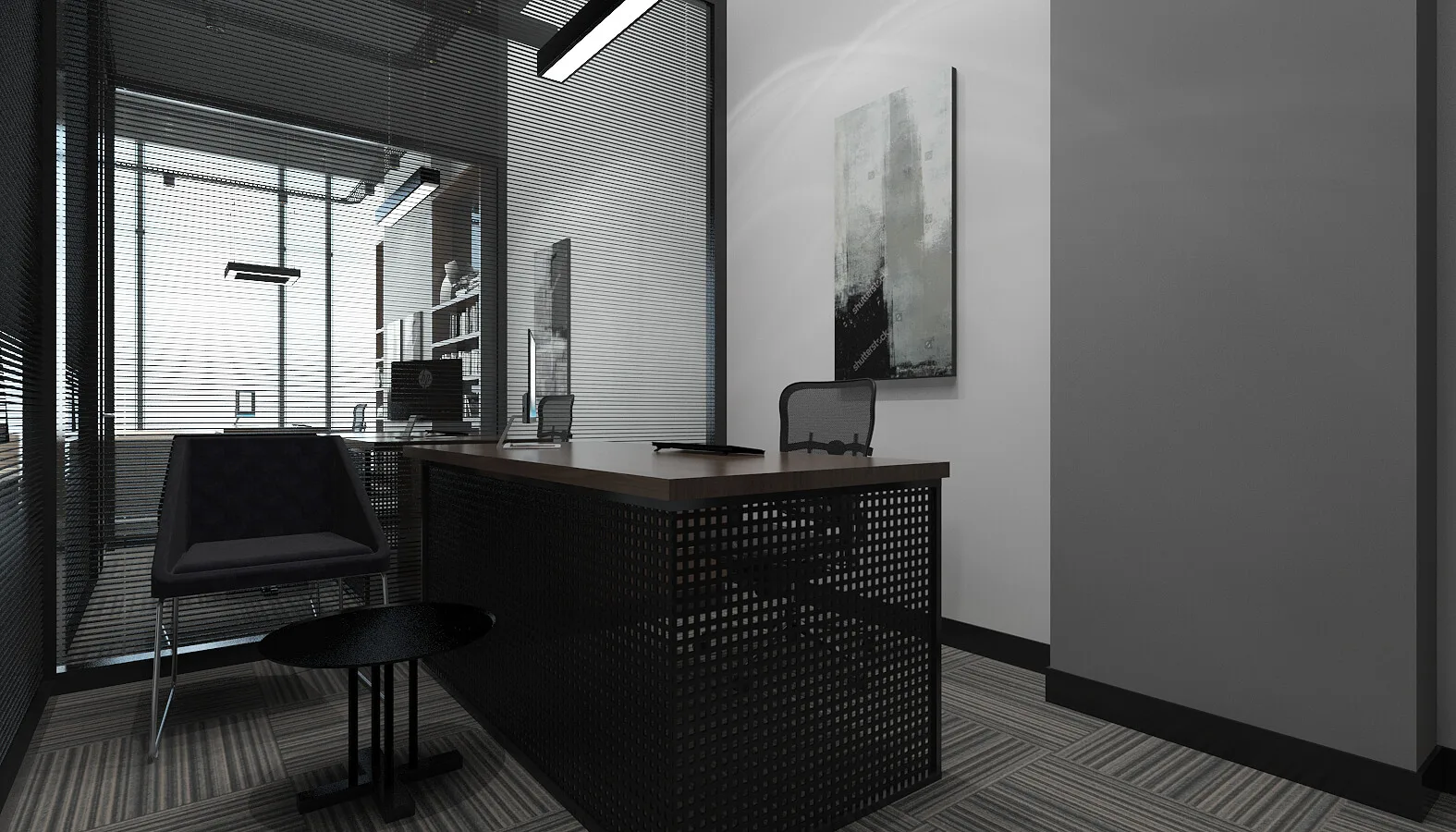 Office interior designer, In-office design, Manager office, Ankara interior design