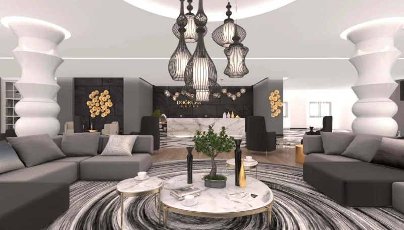 Hotel interior design ideas, Reception, Hotel room design, Hotel interior architecture