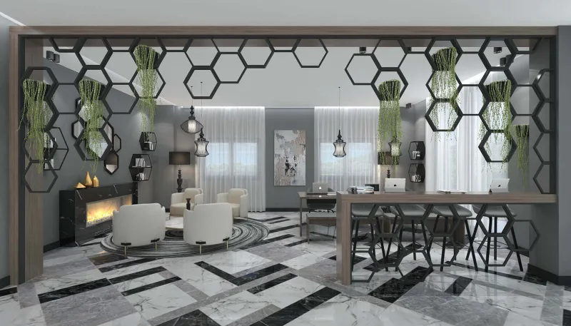 Hotel interior design ideas, Reception, Hotel room design, Hotel interior architecture